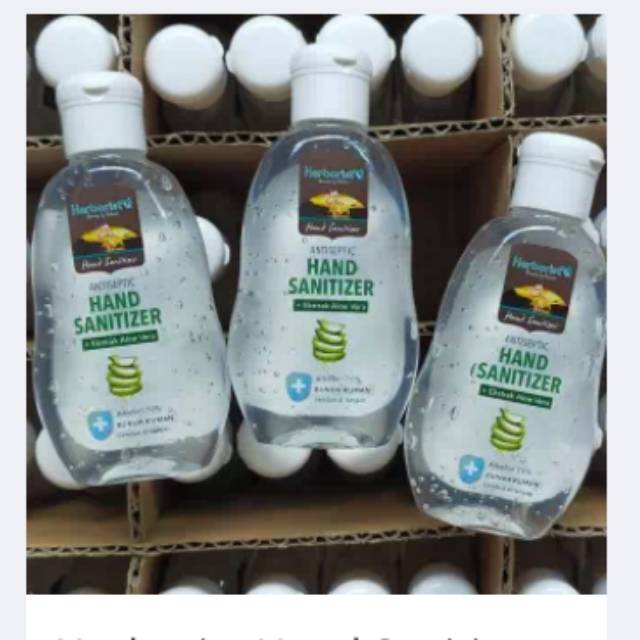 Handsanitizer herboris 70mil