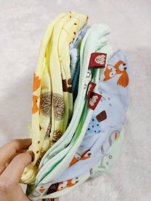 6PCS Celana Pop TARA Warna Full Print Baby Newborn