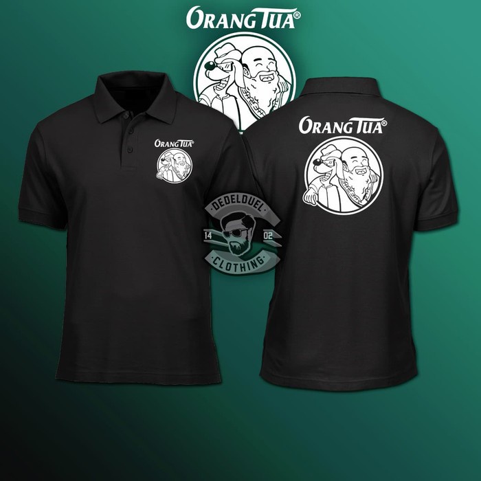 kaos kerah/polo shirt/baju keren MEME ORANG TUA