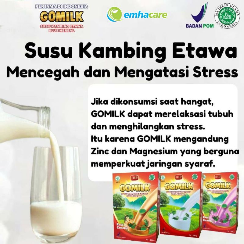 

SUSU KAMBING GOMILK, susu Gomilk, susu kambing plus herbal