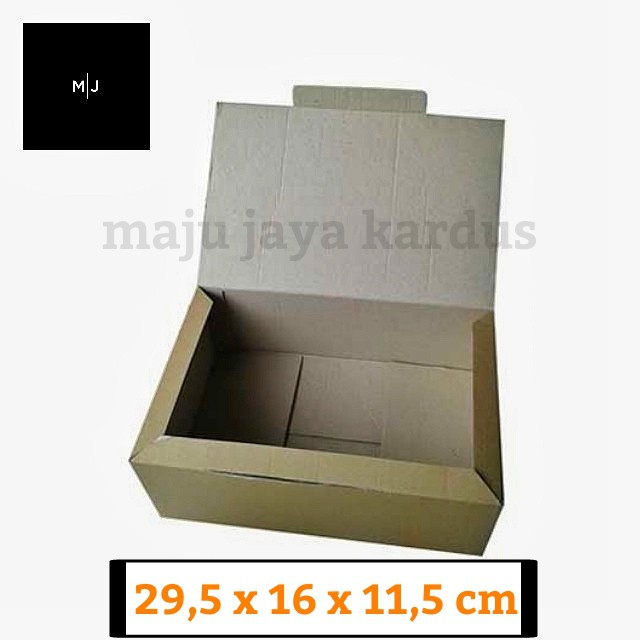 

(BATIK) Kardus Polos Karton Kotak Packing Sepatu Aksesoris Polos Ukuran 29,5x16x11,5 CM
