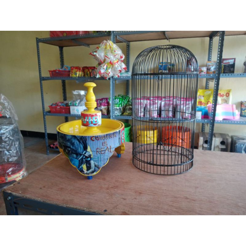 Tebok Pleci Waterdecal Motif Kayu