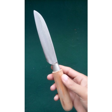 PISAU BAJA GAGANG KAYU-BAHAN BESI GERGAJIH