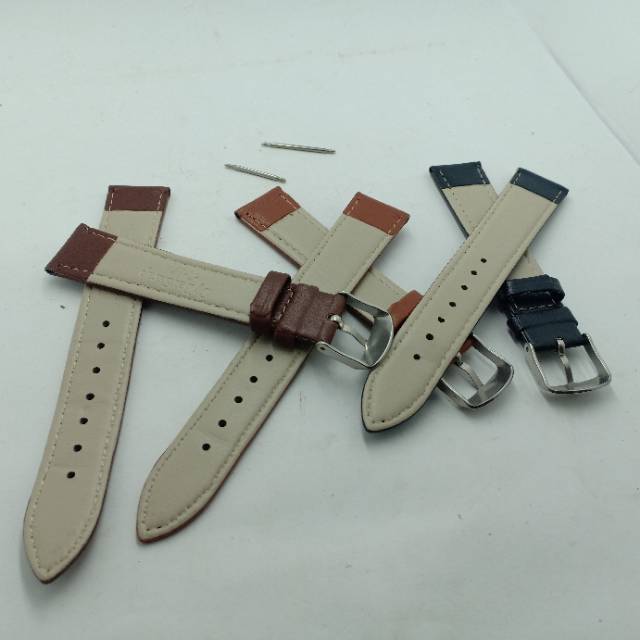 GEUINE LEATHER STRAP UNIVERSAL TALI JAM TANGAN KULIT 18MM