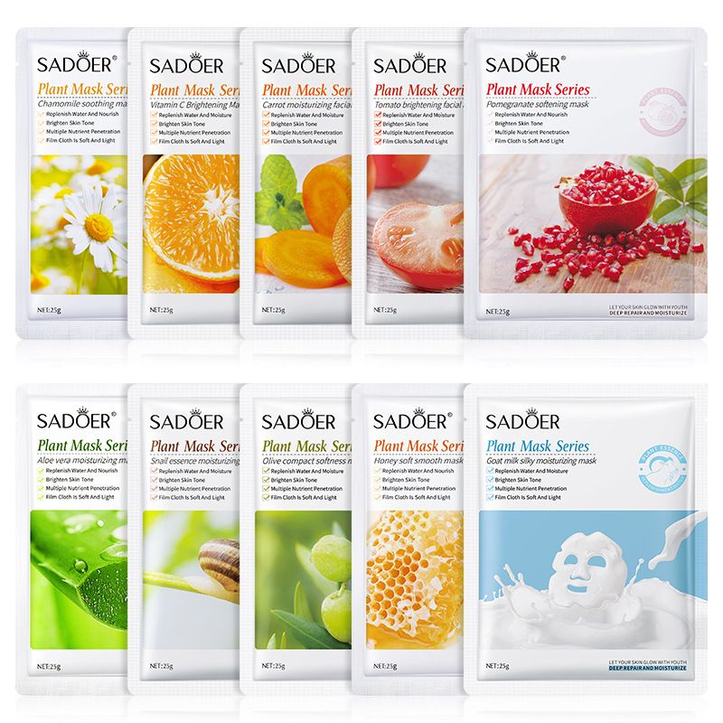 SADOER Original Plant And Fruit Series Facial Mask Sheet