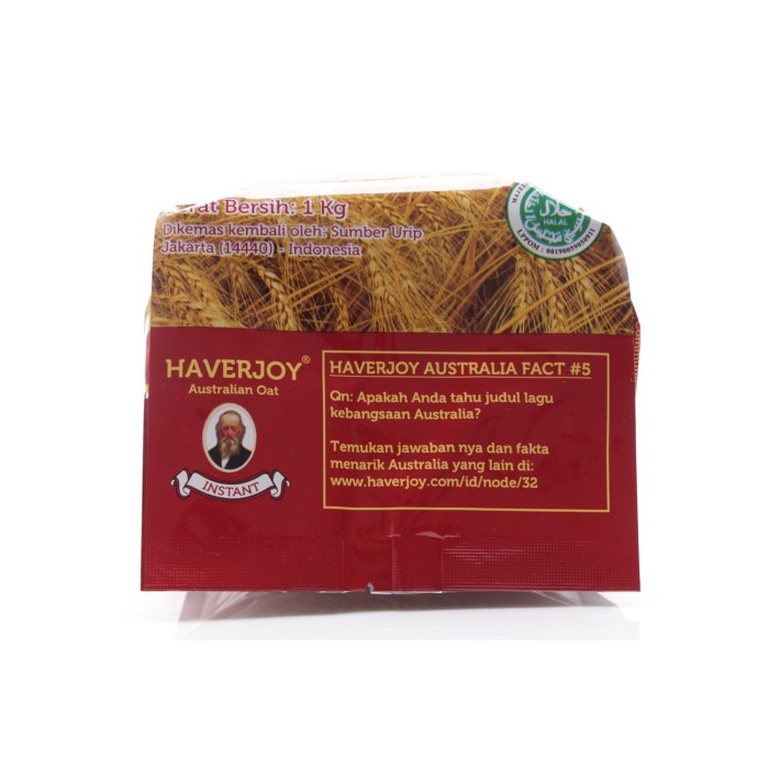 

Ge02G Haverjoy Instant Oatmeal (Australian Oats) Ds5G