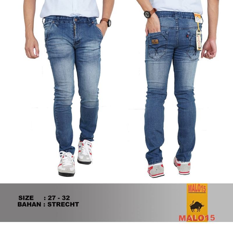 jeans stretch pria