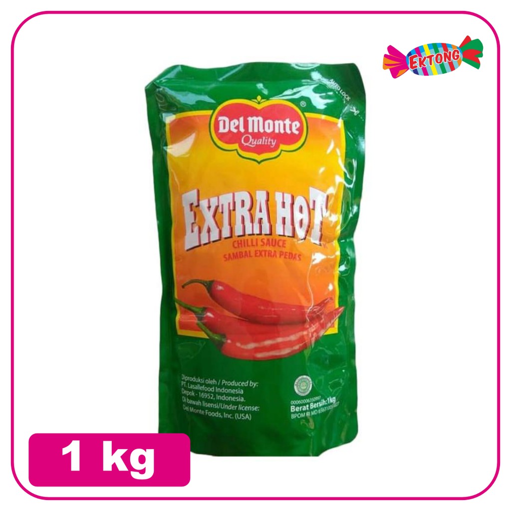 

DELMONTE SAMBAL EXTRA PEDAS 1 KG POUCH