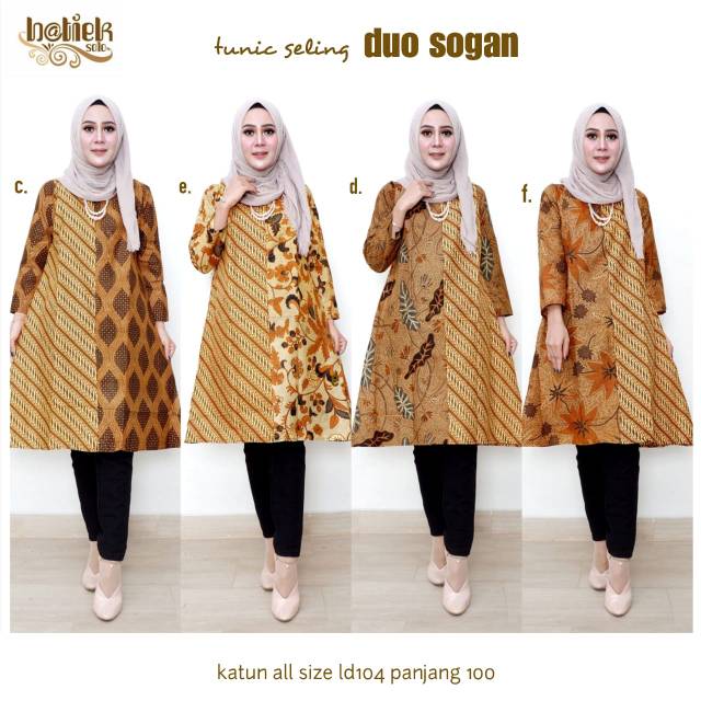 Duo Sogan tunik batik