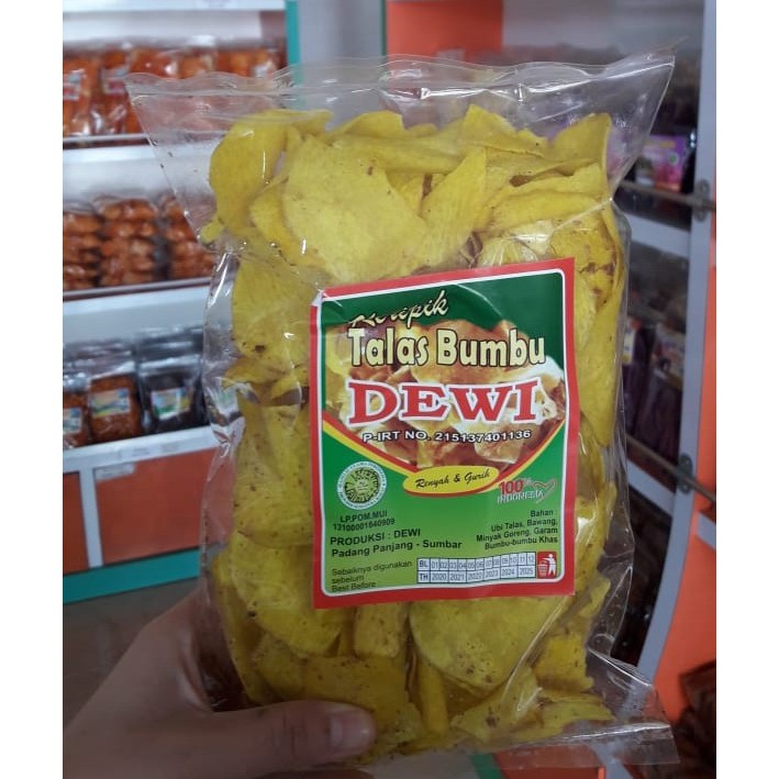 

Keripik Talas Bumbu dewi