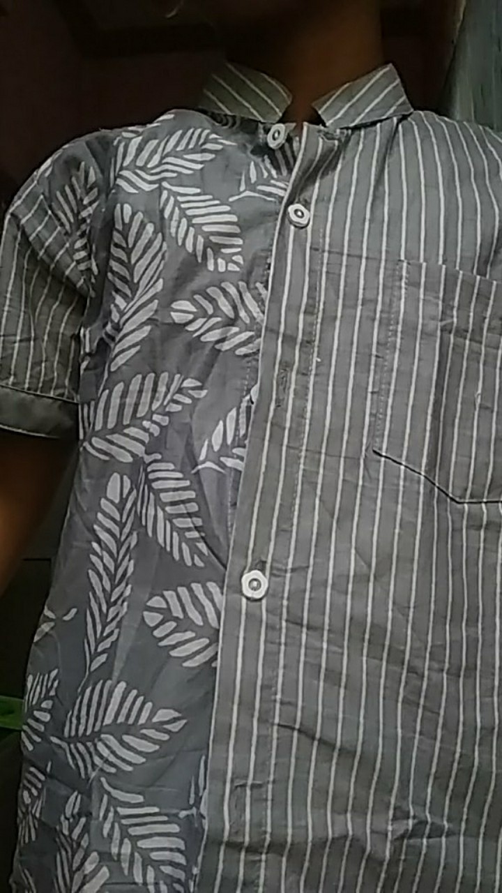 Imut Batik Anak & Ayah Daun Lurik Baju Batik Anak Cowok Kemeja Batik Anak Batik Anak Laki-laki