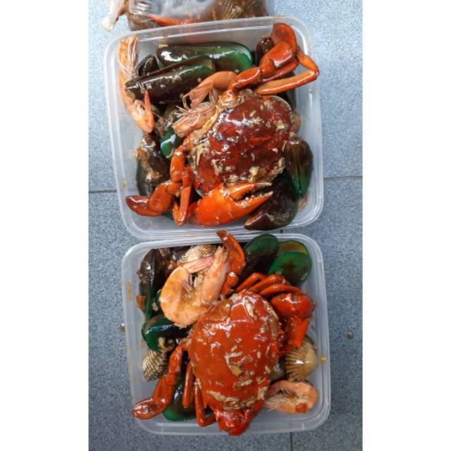 

Kepiting Campur Tanpa MSG