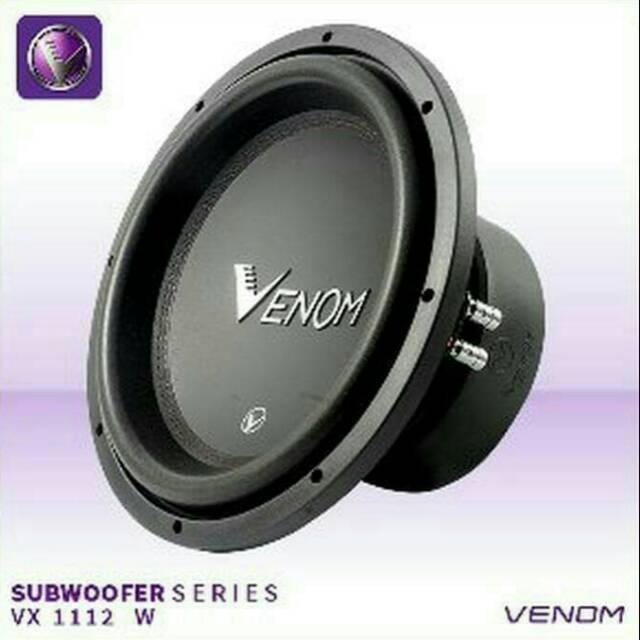 Subwoofer venom double coil VX1112W Original Vx 1112w