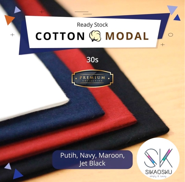 Kaos polos COTTON MODAL 30s PREMIUM DI ATAS KATUN BAMBOO LENGAN PENDEK PRIA DAN WANITA