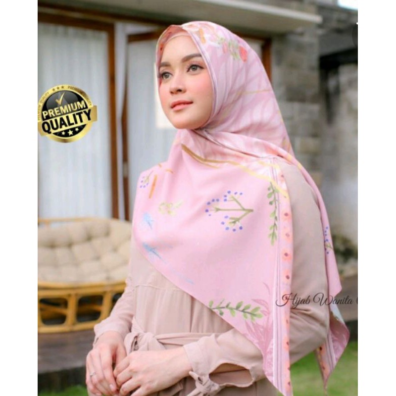 Hijab wanita cantik instan ORI AURUM Gracia pink bukan preloved wearing klamby zytadelia hlzb