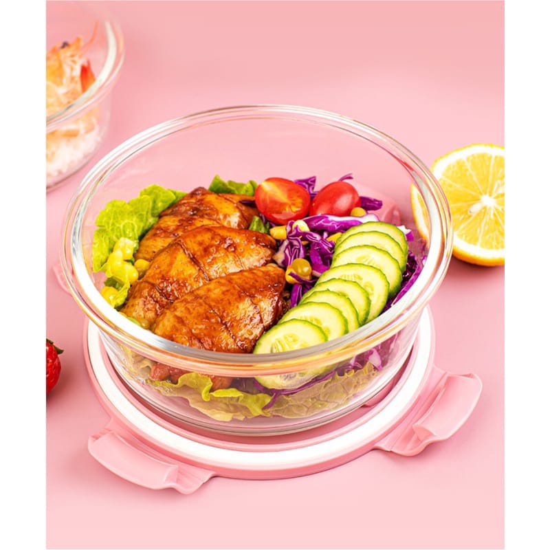 PROMO PRODUK BL-4 Mangkuk Kaca Tutup Elegant Dessert Soup Pudding Bowl with Lid Mangkok Tutup Lunch Box Food Mangkuk Kaca Tutup PlastikTHEGREAT88 BISA COD