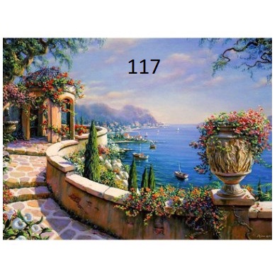 

Diy Painting Scenery by Number No Frame 40x50cm