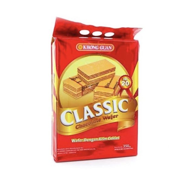 

Khong Guan Classic Wafer Coklat 350gr