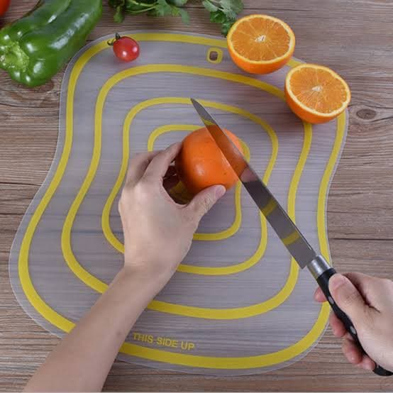 Talenan Transparan Flexible Alas Pemotong Serbaguna Cutting Board Alat Potong Dapur Motong Sayur