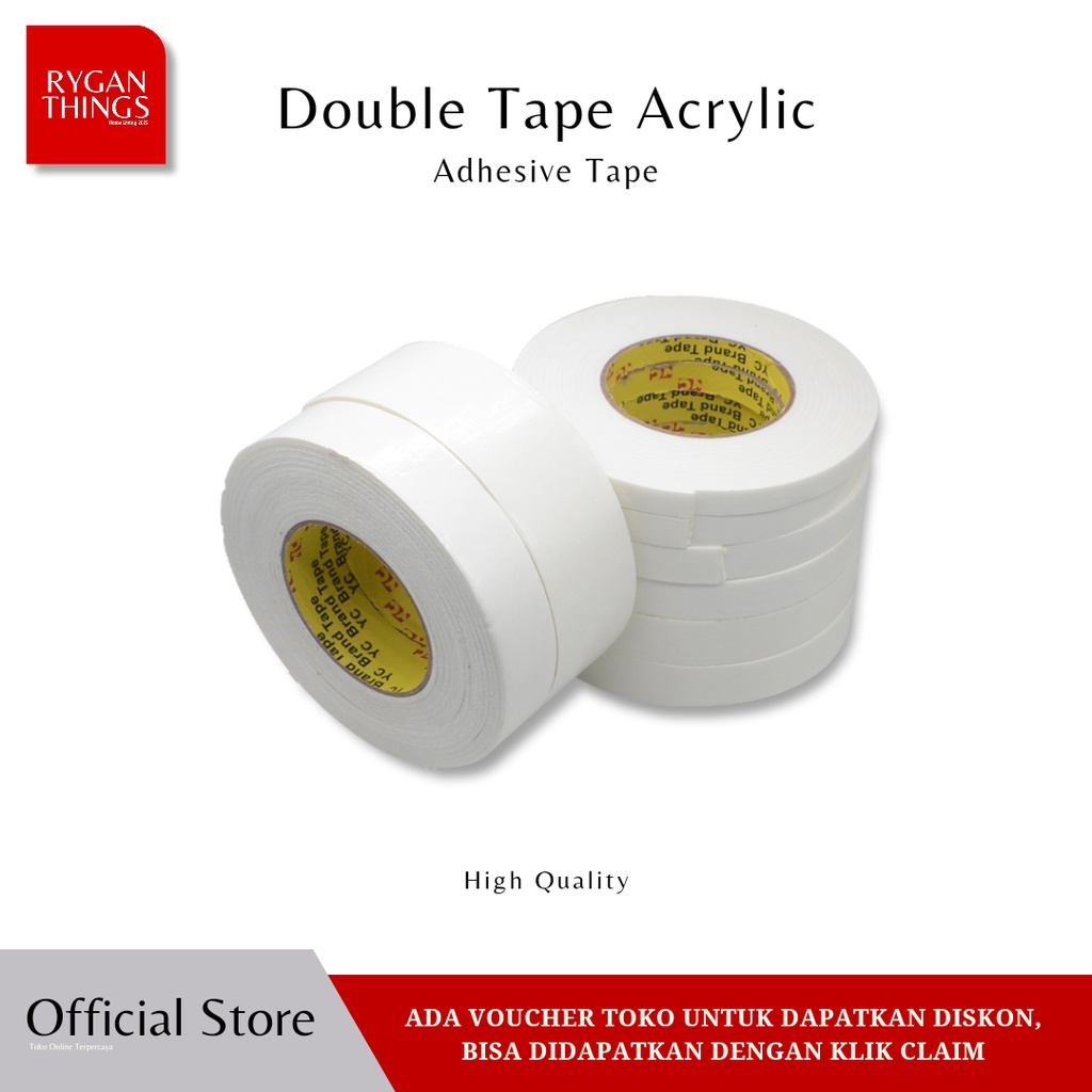 

Double Tape Acrylic Adhesive No Trace Sticker