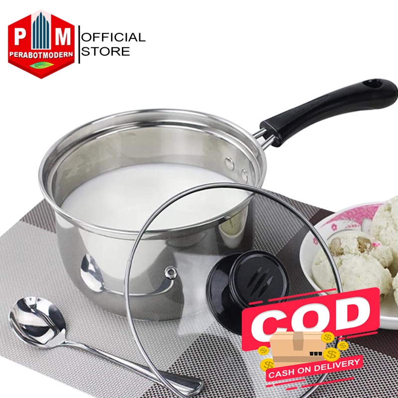 Panci Susu Milk Pot Calypso 18cm / panci rebus merebus membuat memasak mie daging ayam sapi kambing jamur sop sayur air kopi anak kost kontrakan bisa digantung dengan pegangan