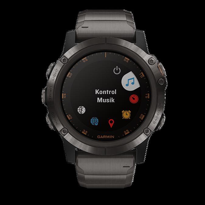 BI9 SALE GARMIN Fenix 5X Plus Sapphire Carbon Gray DLC Titanium Band ORIGINAL SDWD