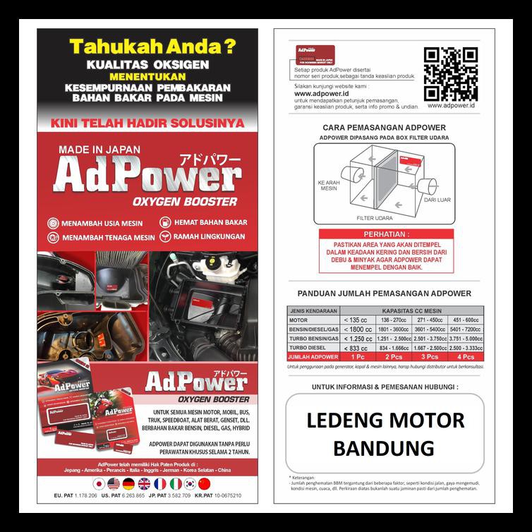 Motor ADPOWER Oxygen Booster GEN2 Oksigen AD Power Japan HEMAT