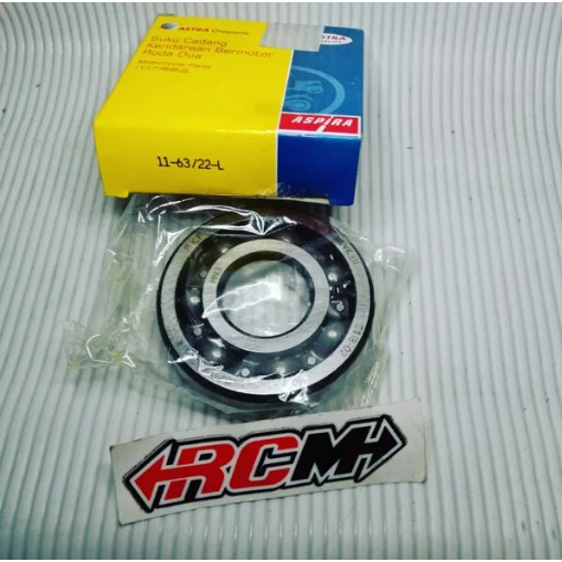 PERBIJI LAKER LAHER BEARING 6322 63 22 SKF C3 DUS ASPIRA BEARING KRUK AS KHARISMA DLL ORI ORIGINAL SKF ASLI