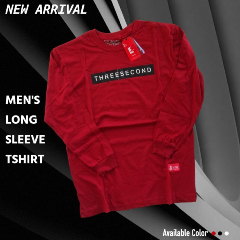Kaos Distro lengan panjang kaos pria size L XL