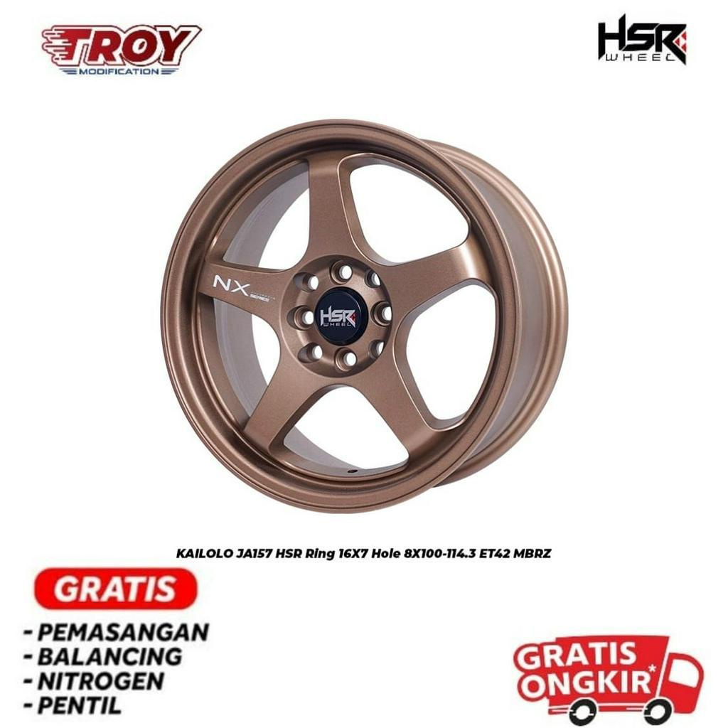 Velg Mobil Racing TE37 R16 HSR KAILOLO JA157 Velg Avanza,Brio,Jazz Free Ongkir