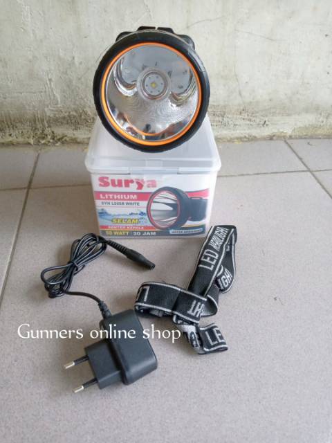 Senter kepala selam led Surya 50 Watt L505R