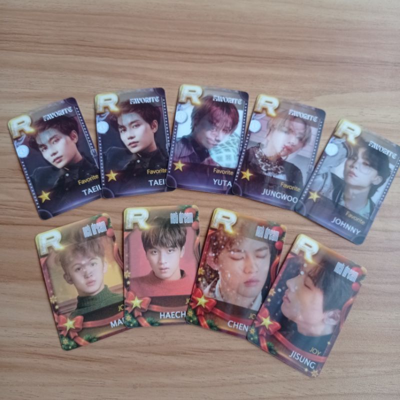 pc lenticular fanmade nct ready stock, yuta, taeil, Johnny, jungwoo favorite, mark, jisung, chenle, 