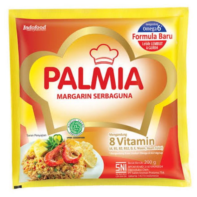 

Margarine 200g blue band/ palmia / filma/ forvita/ palmia royal butter