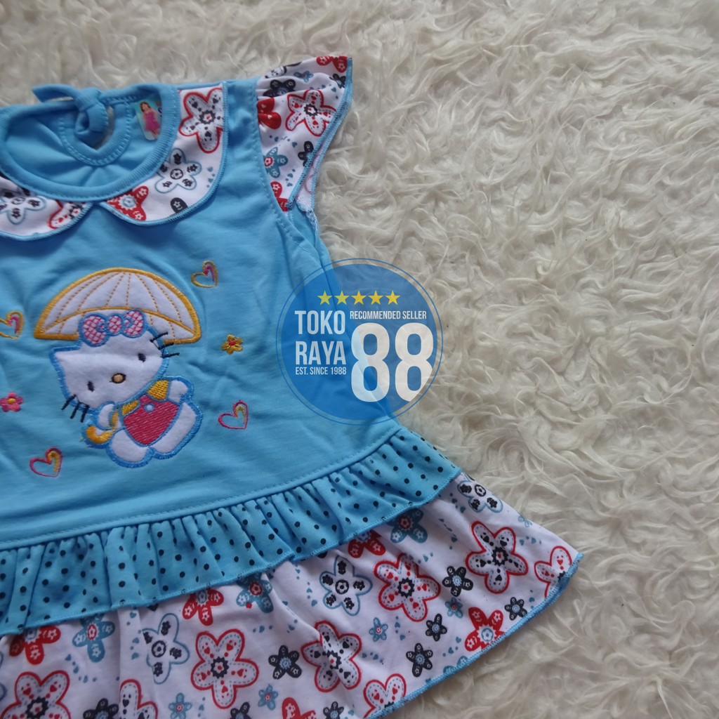 RB [SDR-SF12] TOKO RAYA 88, Setelan Dress Bayi 3 - 18 Bulan, Syifana HK Payung, Baju Rok Anak