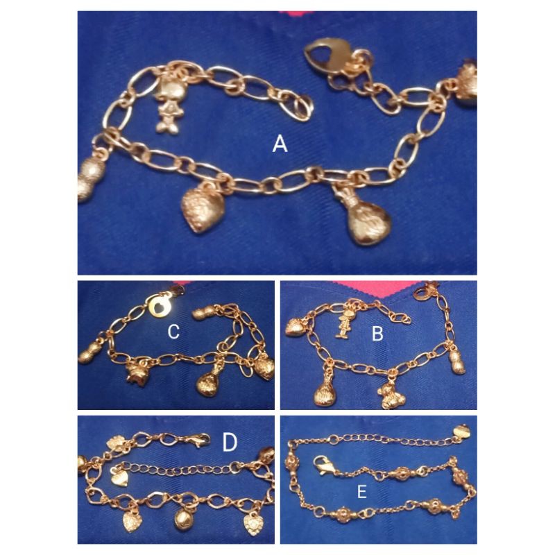 P13. Gelang xuping wanita lapis emas tangan/kaki