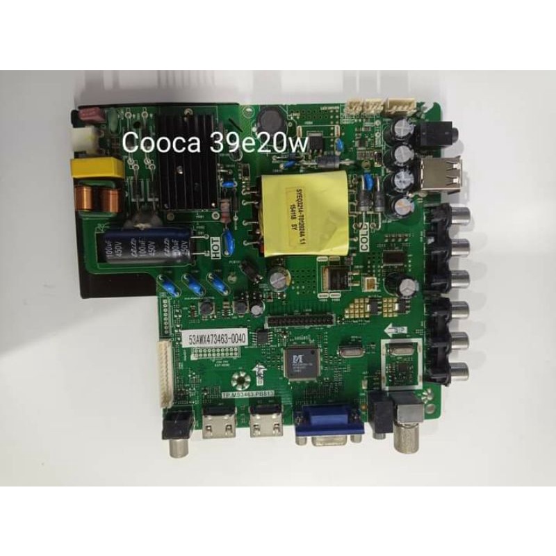 mainboard tv led coocaa 39e20w - mb tv led cooca 39e20w - mesin tv cooca 39e20w