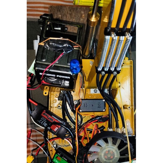 Excavator Hidrolik .UpgradeHuina 1580 Hidrolik   RC