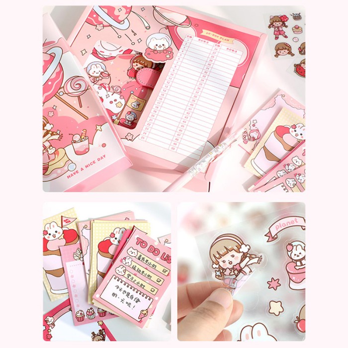 

Limited Little Maru Deluxe Stationery Gift Box Set Bergaransi