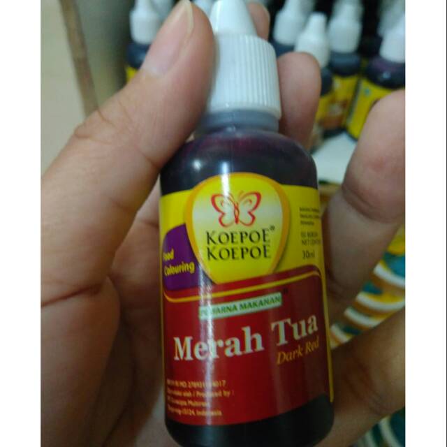 

Pewarna Makanan Merah Tua Koepoe Koepoe 30 ml