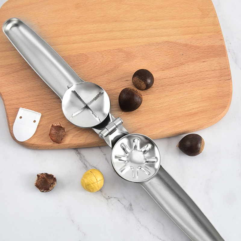 Alat Pembuka Kacang Chestnut Bahan Stainless Steel Untuk Dapur