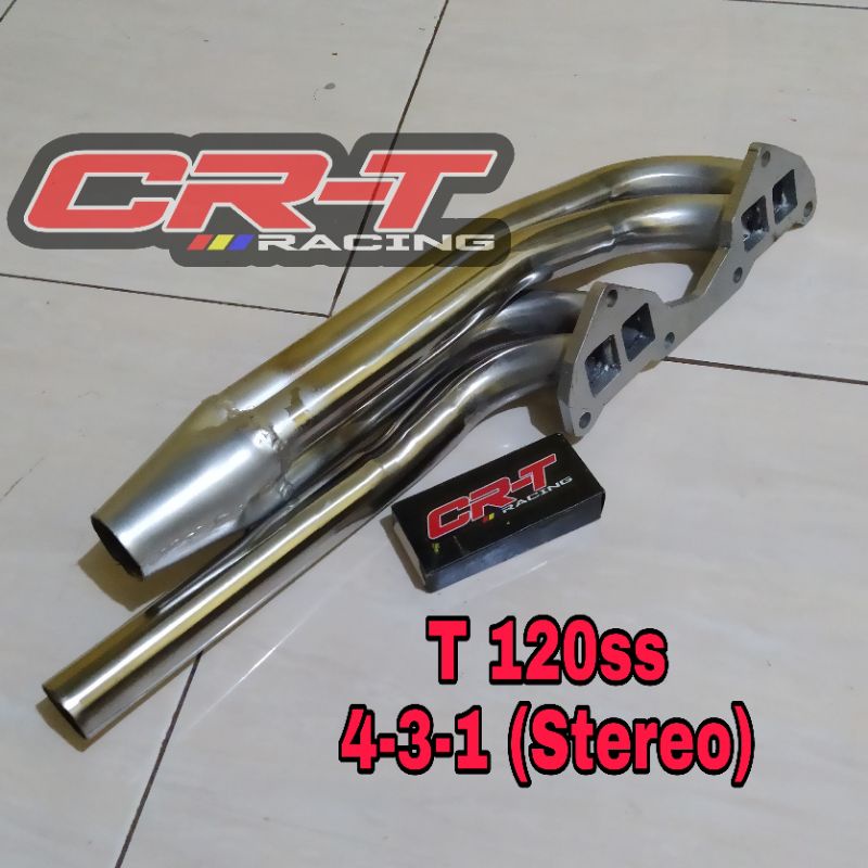 Header knalpot 431 stereo mobil t120ss karbu & injeksi