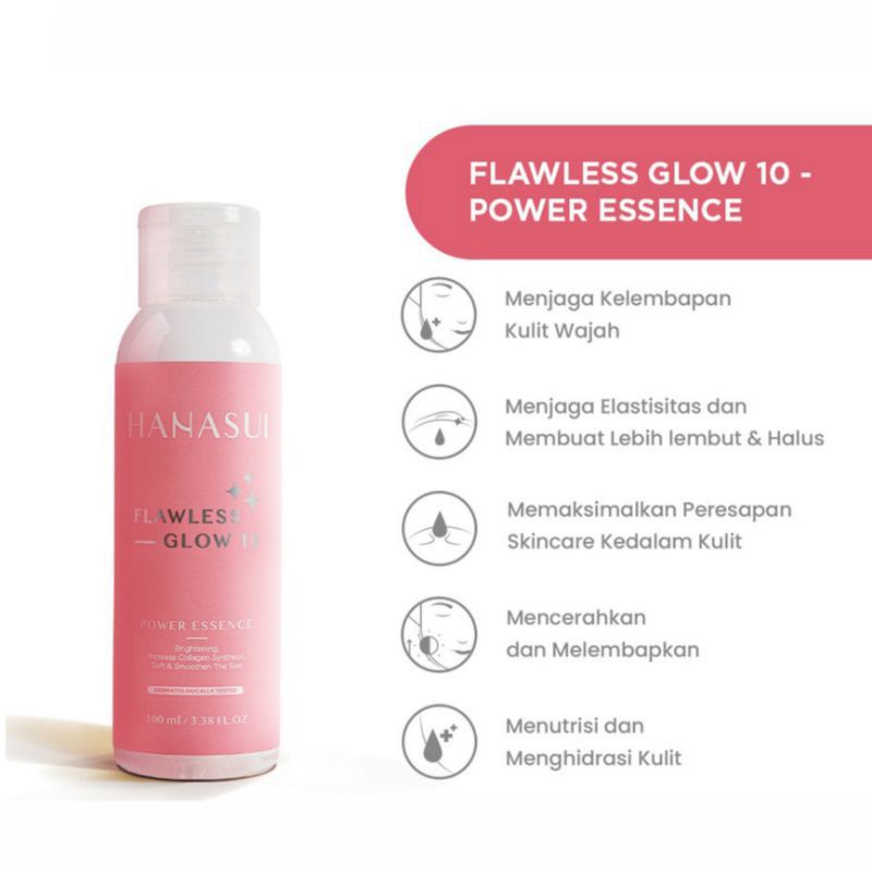 HANASUI Flawless Glow 10 Power Essence - 100ml