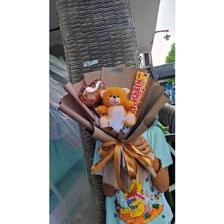 bucket coklat/bucket boneka/hadiah ulang tahun/hadiah aesthetic