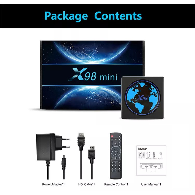X98 MINI - Android OS Smart TV Box 4K UHD