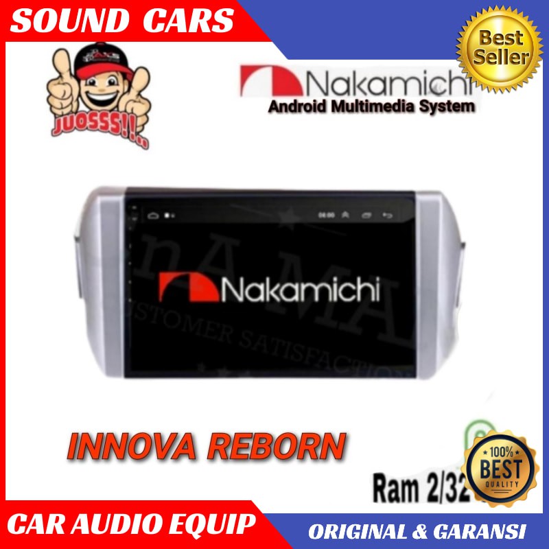 Head Unit Android NAKAMICHI 3102i ANDROID INNOVA REBORN NAKAMICHI 3102 Best Quality Garansi