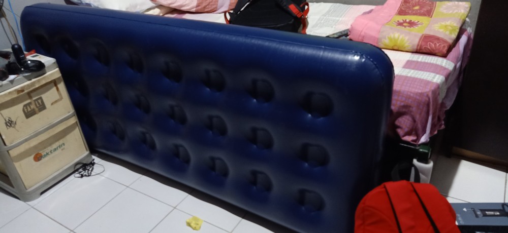 Kasur Angin Pompa Bestway Single 1 Orang #67000 + Pompa 12