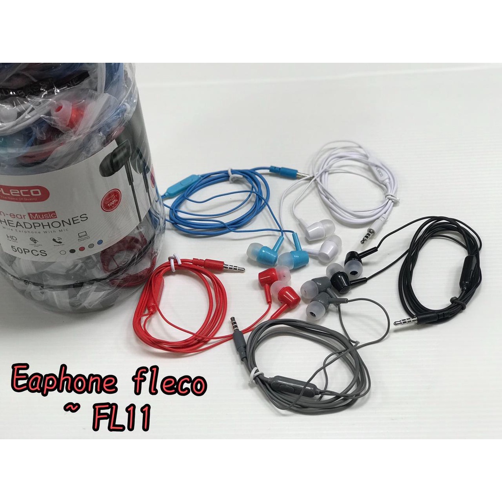 1TOPLES EARPHONE HEADSET FLECO FL00 / FL11 TOPLES ISI 50PCS EXTRA BASS STEREO [MPG]