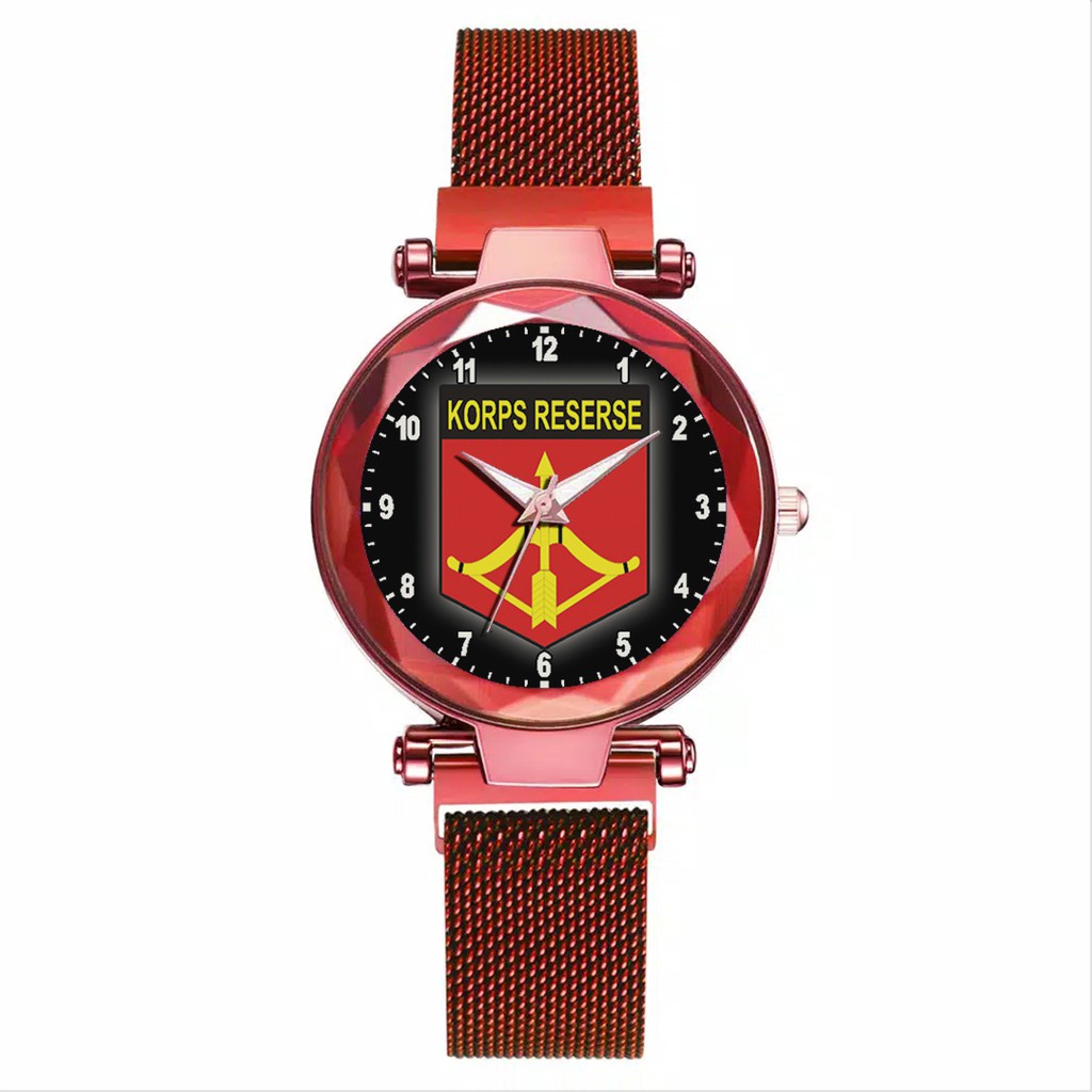 Jam Tangan Wanita Custom - KORPS RESERSE Free Box &amp; Batre Cadangan