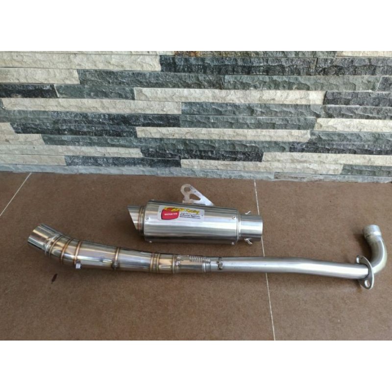 KNALPOT RACING CLD HONDA C70 KNALPOT KOLONG MINTHI RACING HONDA C70 BEBEK KNALPOT CLD MONSTER