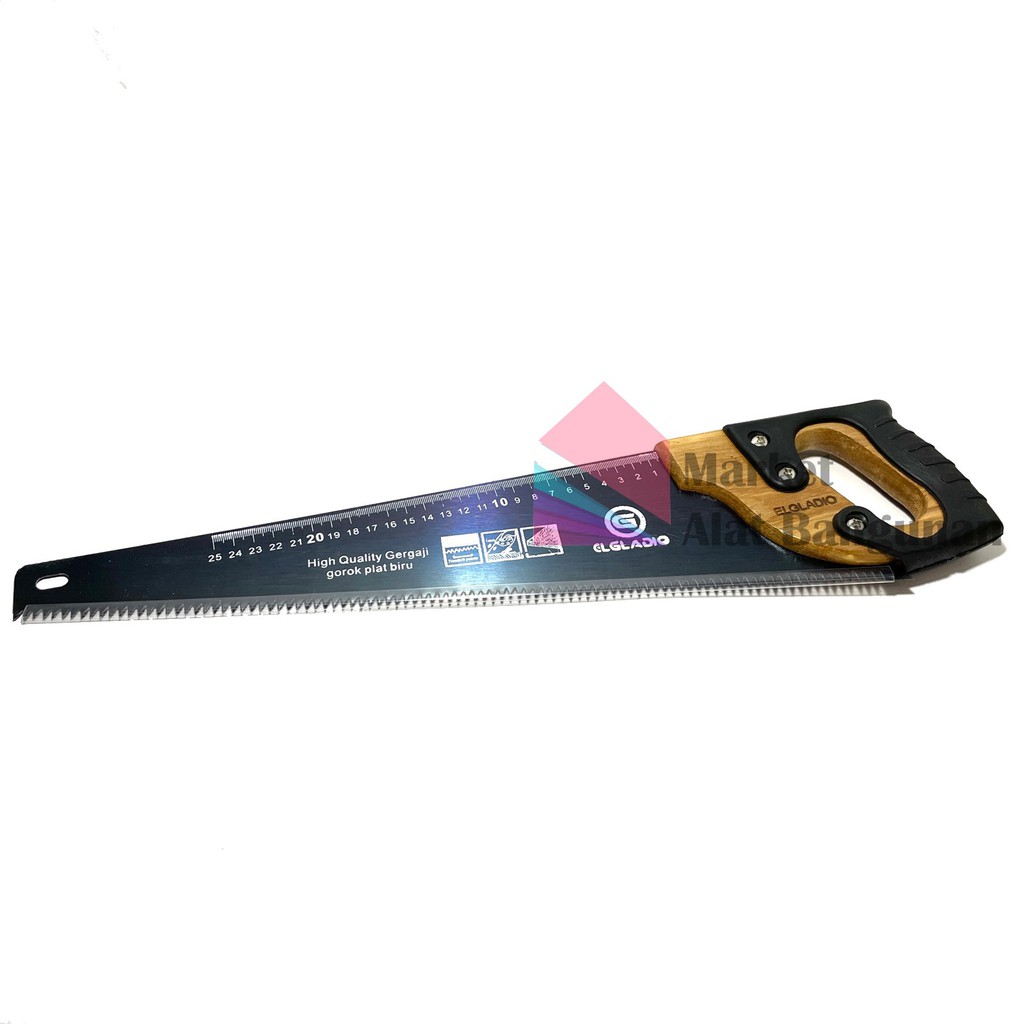 Gergaji Kayu Gagang Lapis Karet 18” / Handsaw Gorok 18 Inci-1